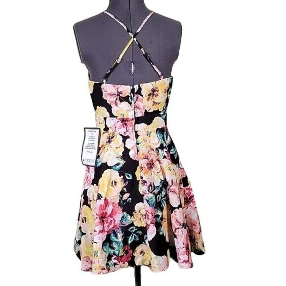 Speechless Halter A-line Mini Party Dress Sz 3 - Picture 4 of 13